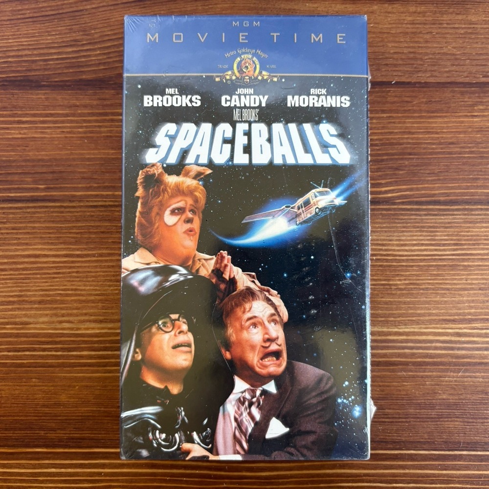 Spaceballs VHS New Sealed MGM Mel Brooks Rick Moranis‎ Comedy Classic 1987